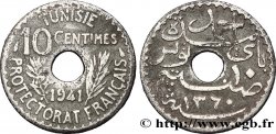 TUNISIA - Protettorato Francese 10 Centimes AH 1360 1941 Paris 