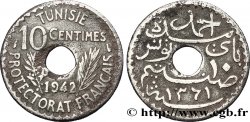 TUNISIA - Protettorato Francese 10 Centimes 1942 Paris 