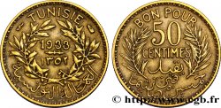 TUNISIA - Protettorato Francese 50 Centimes AH 1352 1933 Paris 