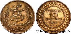 TUNISIA - Protettorato Francese 10 Centimes AH1308 1891 Paris 