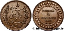 TUNISIA - Protettorato Francese 5 Centimes AH1308 1891  