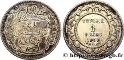 TUNISIA - Protettorato Francese 1 Franc AH1326 1908 Paris 