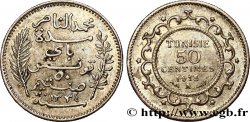 TUNISIA - FRENCH PROTECTORATE 50 Centimes AH1334 1915 Paris