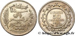 TUNISIA - French protectorate 50 Centimes AH1335 1916 Paris