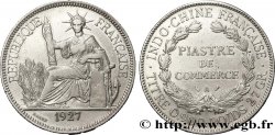 INDOCHINE FRANÇAISE 1 Piastre de Commerce 1927 Paris TB+ 