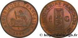 INDOCHINE FRANÇAISE 1 Centième 1894 Paris TTB+ 
