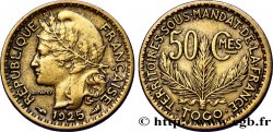 TOGO - TERRITOIRES SOUS MANDAT FRANÇAIS 50 Centimes 1925 Paris