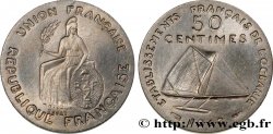 FRANZÖSISCHE POLYNESIA - Franzözische Ozeanien Essai de 50 Centimes type sans listel 1948 Paris