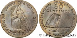 FRENCH POLYNESIA - French Oceania Essai de 50 Centimes type sans listel 1948 Paris