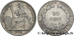 FRENCH INDOCHINA 20 Centièmes 1902 Paris