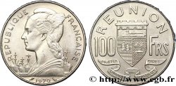 ÎLE DE LA RÉUNION 100 Francs 1970 Paris SUP 