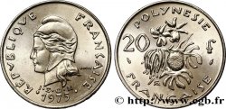 POLINESIA FRANCESA 20 Francs I.E.O.M Marianne  1975 Paris