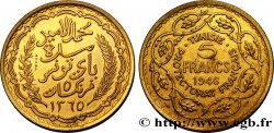 TUNESIEN - Französische Protektorate  Essai de 5 Francs 1946 Paris