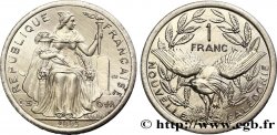 NUEVA CALEDONIA 1 Franc I.E.O.M. représentation allégorique de Minerve / Kagu, oiseau de Nouvelle-Calédonie 2005 Paris