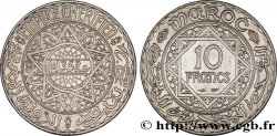MOROCCO - FRENCH PROTECTORATE 10 Francs an 1352 1933 Paris AU 