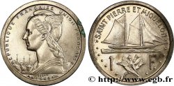 SAINT PIERRE ET MIQUELON 1 Franc ESSAI 1948 Paris SPL 