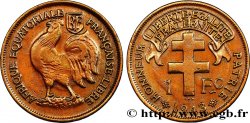 FRENCH EQUATORIAL AFRICA - FREE FRANCE  1 Franc 1943 Prétoria AU 