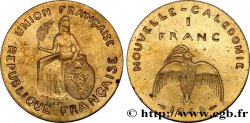 NOUVELLE CALÉDONIE Essai de 1 Franc type sans listel 1948 Paris