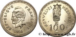 NEW HEBRIDES (VANUATU since 1980) 100 Francs 1966 Paris AU 