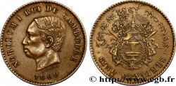CAMBOGIA 5 Centimes Norodom Ier 1860 Bruxelles (?) 
