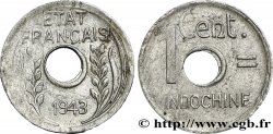 FRENCH INDOCHINA 1 Centième 1943 Hanoï AU 