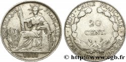 FRANZÖSISCHE-INDOCHINA 20 Centièmes 1911 Paris S 