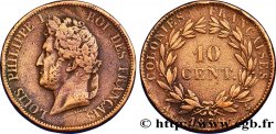 COLONIES FRANÇAISES - Louis-Philippe pour la Guadeloupe 10 Centimes Louis Philippe Ier 1839 Paris - A TB 