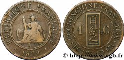 FRENCH COCHINCHINA 1 Centième 1879 PARIS VF 
