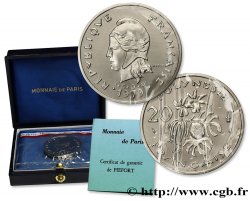 POLYNÉSIE FRANÇAISE Piéfort de 20 Francs Marianne 1979 Paris FDC 