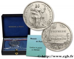 POLYNÉSIE FRANÇAISE Piéfort de 2 Francs I.E.O.M. 1979 Paris
