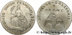 NOUVELLE CALÉDONIE Essai de 1 Franc type sans listel 1948 Paris