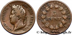FRANZÖSISCHE KOLONIEN - Louis-Philippe, für Guadeloupe 5 Centimes Louis Philippe Ier 1841 Paris - A S 