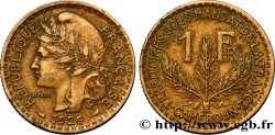 CAMEROON - TERRITORIES UNDER FRENCH MANDATE 1 Franc 1926 Paris AU 