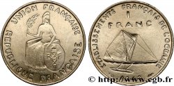 FRENCH POLYNESIA - Oceania Francesa 1 Essai de 1 Franc type au listel en relief 1948 Paris