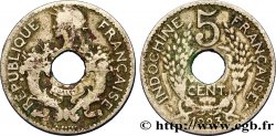 FRENCH INDOCHINA 5 Centièmes 1923 Paris VF 