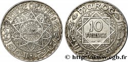 MOROCCO - FRENCH PROTECTORATE 10 Francs an 1352 1933 Paris AU 