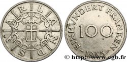 SAAR TERRITORIES 100 Franken 1955 Paris