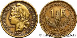 CAMEROUN - TERRITOIRES SOUS MANDAT FRANÇAIS 1 Franc 1926 Paris