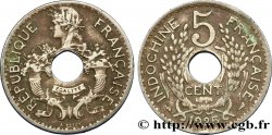 FRENCH INDOCHINA 5 Centièmes 1925 Paris VF 