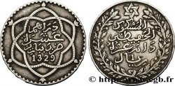 MAROC 10 Dirhams Moulay Hafid I an 1329 1911 Paris