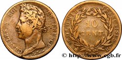 COLONIES FRANÇAISES - Charles X, pour la Martinique et la Guadeloupe 10 Centimes Charles X 1827 La Rochelle - H