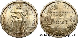 POLYNÉSIE FRANÇAISE - Océanie française Essai de 50 Centimes établissements français de l’Océanie 1949 Paris