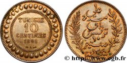 TUNISIE - PROTECTORAT FRANÇAIS 10 Centimes AH1308 1891 Paris