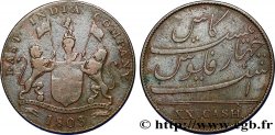 ÎLE DE FRANCE (ÎLE MAURICE) XX (20) Cash East India Company 1803 Madras