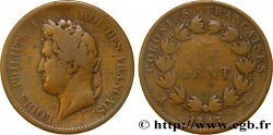 COLONIAS FRANCESAS - Louis-Philippe, para las Islas Marquesas 5 Centimes Louis Philippe Ier 1843 Paris - A
