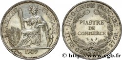 INDOCHINE FRANÇAISE 1 Piastre de Commerce 1909 Paris