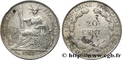 FRANZÖSISCHE-INDOCHINA 20 Centièmes 1927 Paris