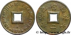 INDOCHINE FRANÇAISE 1 Sapèque (1/500 de Piastre) 1894 Paris