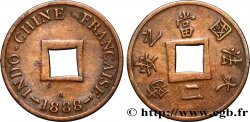FRANZÖSISCHE-INDOCHINA 1 Sapèque (1/500 de Piastre) 1888 Paris