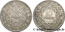MARUECOS - PROTECTORADO FRANCÉS 10 Francs an 1347 1928 Paris